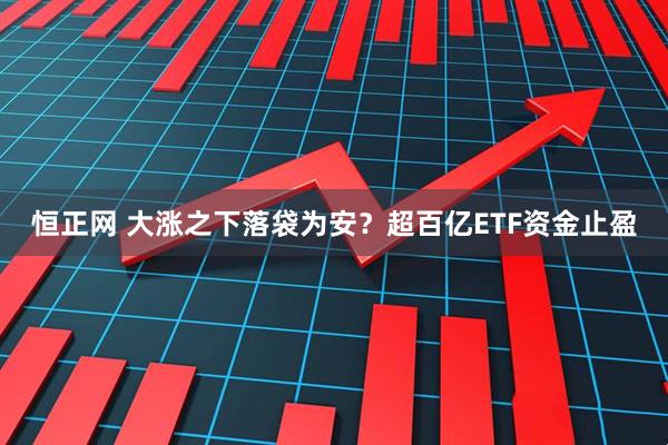恒正网 大涨之下落袋为安？超百亿ETF资金止盈