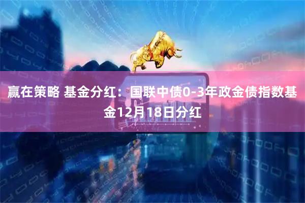 赢在策略 基金分红：国联中债0-3年政金债指数基金12月18日分红